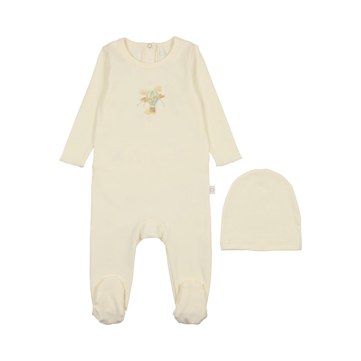 Pouf Hot Air Balloon Footie & Hat