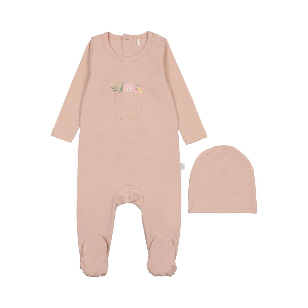 Pouf Teddy Pocket Footie (girl)
