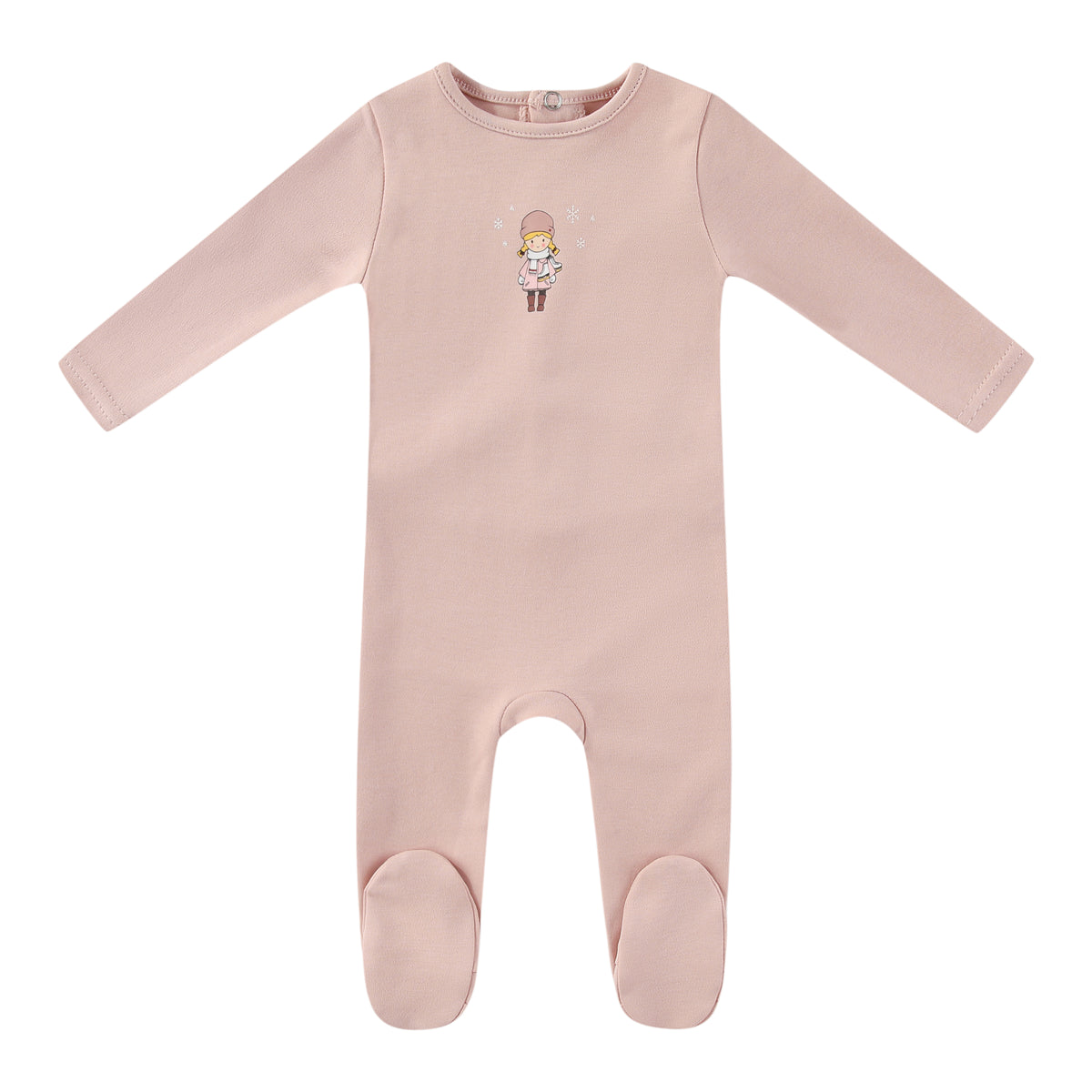Mini Label Vintage Skier Footie