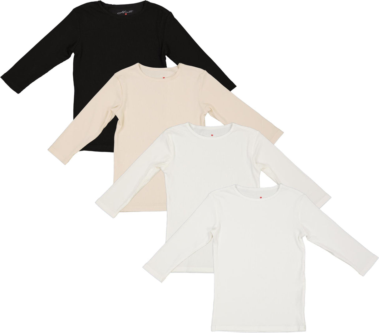 Harti Ribbed 3/4 Sleeve Shell