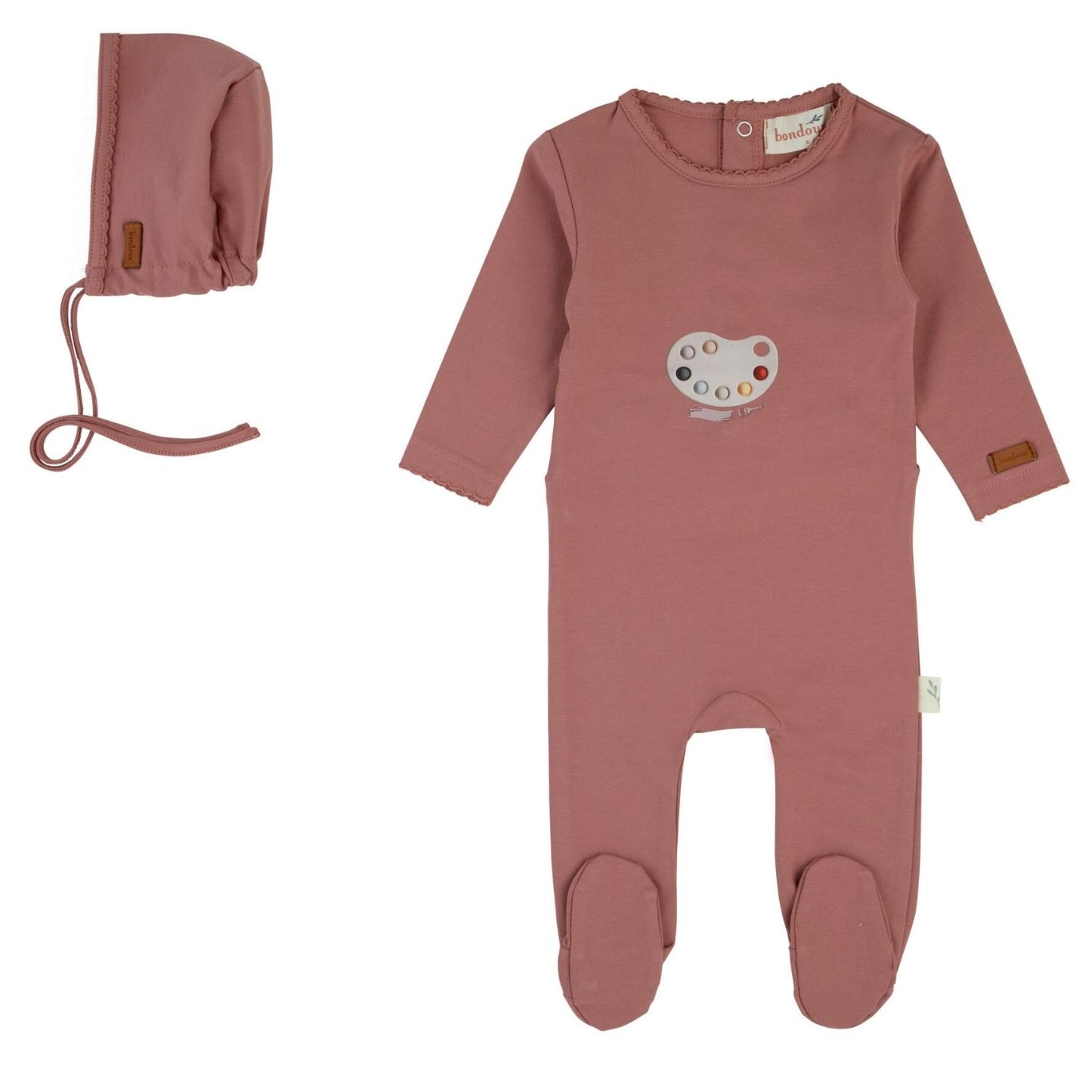 Bondoux Pallette Stretchie & Hat (girl)