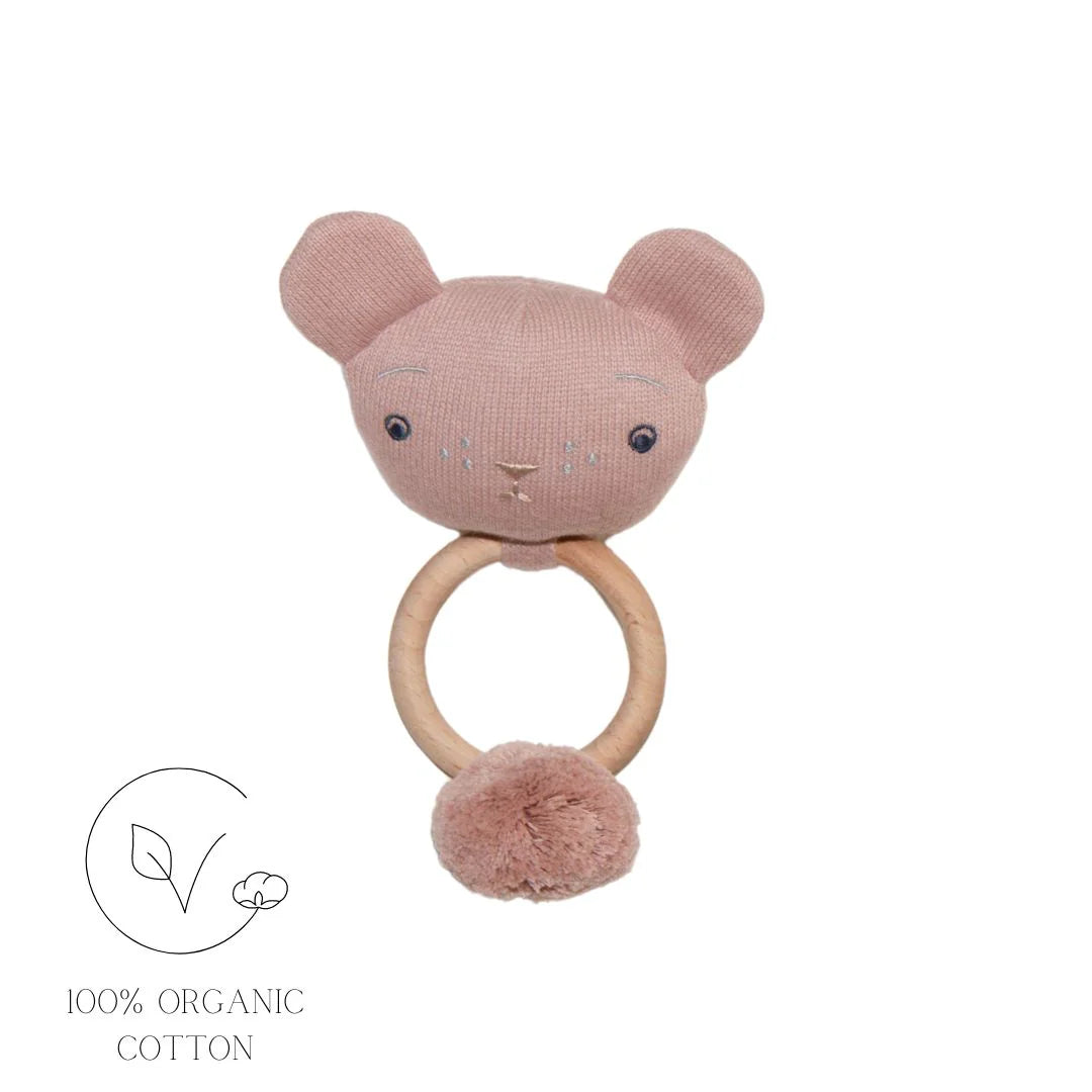 Effiki Organic Cotton Rattle/Teether