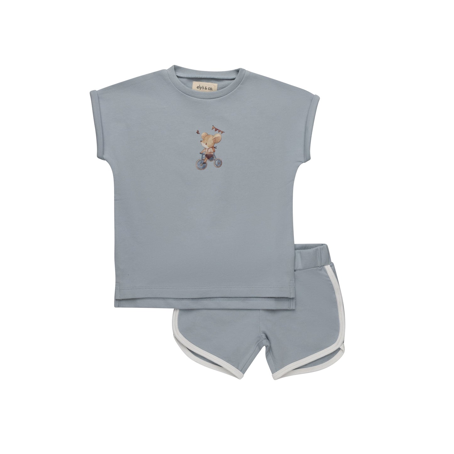 Ely's & Co French Terry Mouse 2 Piece Set