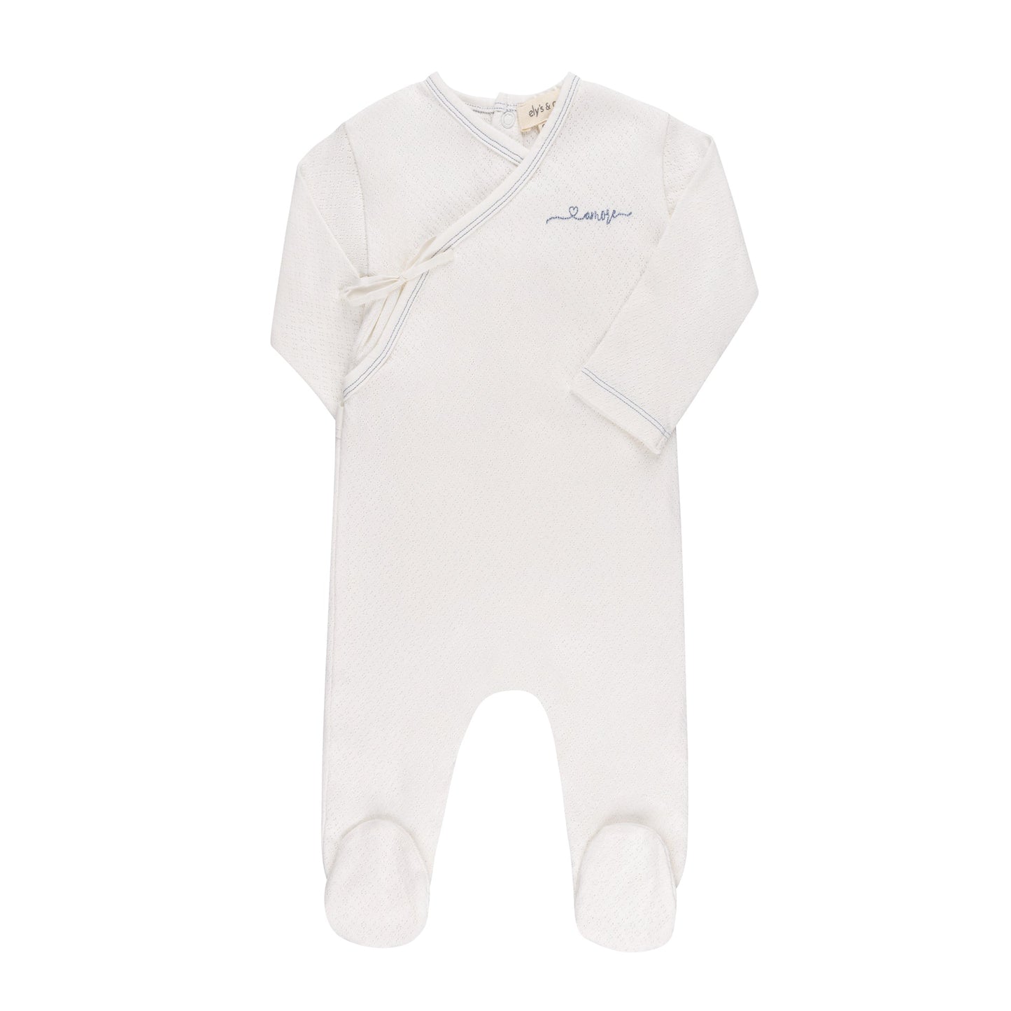 Ely's & Co Organic Amore Pointelle Footie