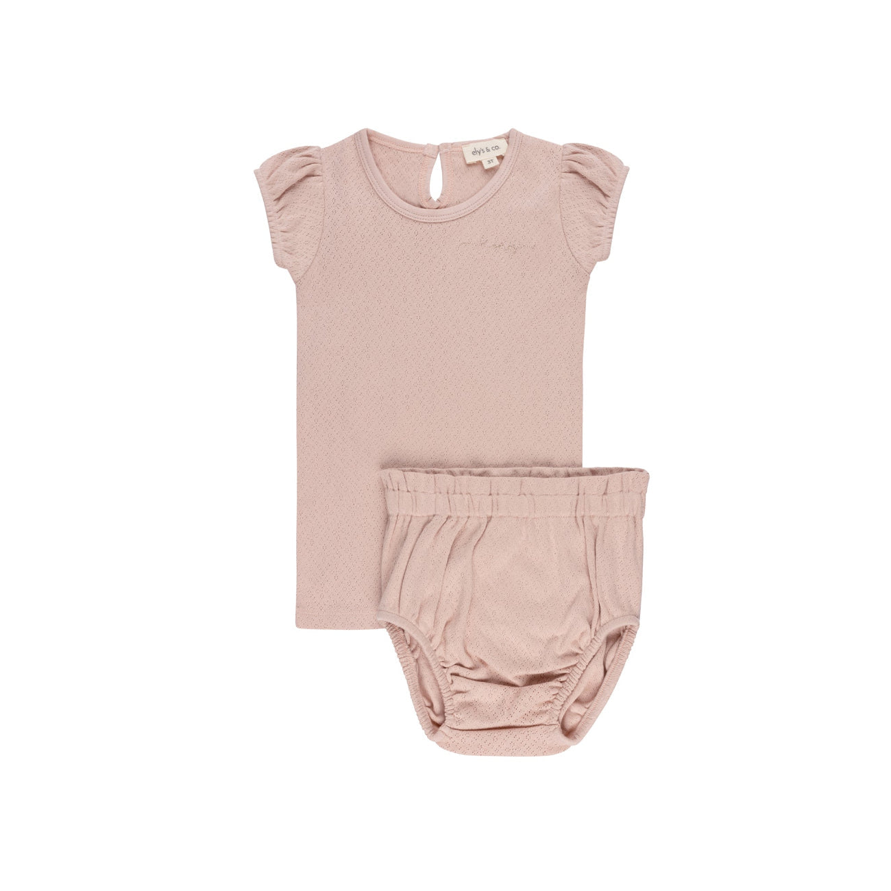Ely's & Co Organic Amore Pointelle Set (girl)
