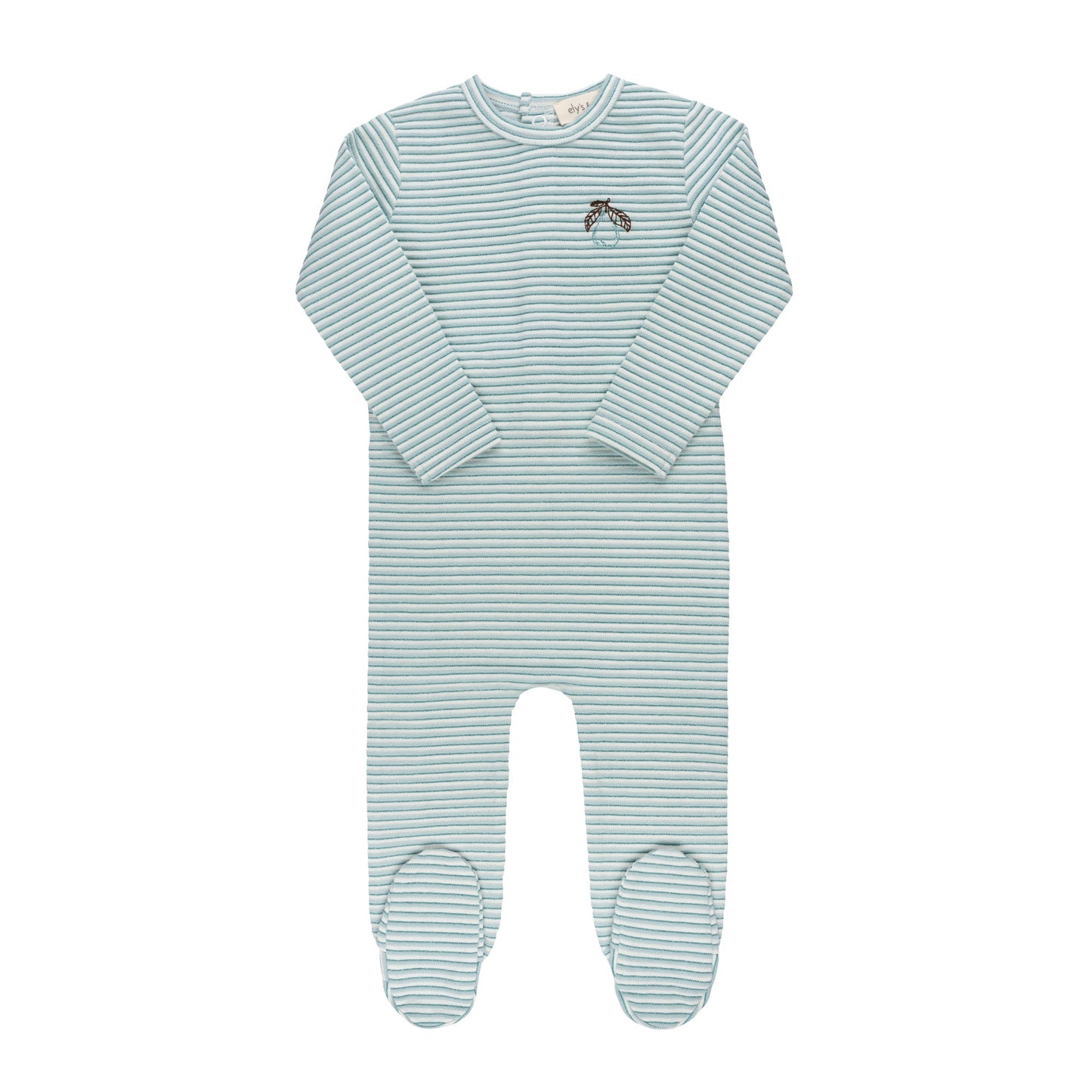 Ely's & Co Metallic Stripe Footie