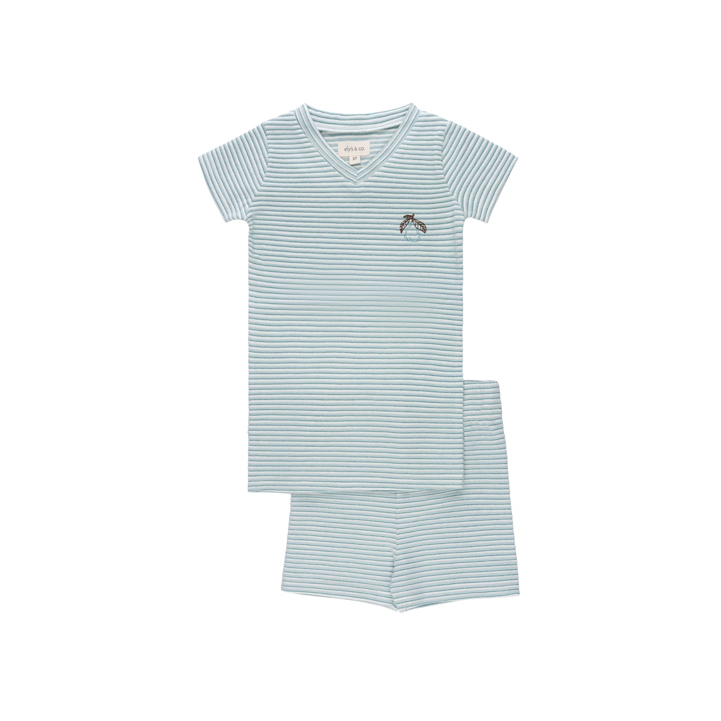 Ely's & Co Metallic Stripe Lounge Set