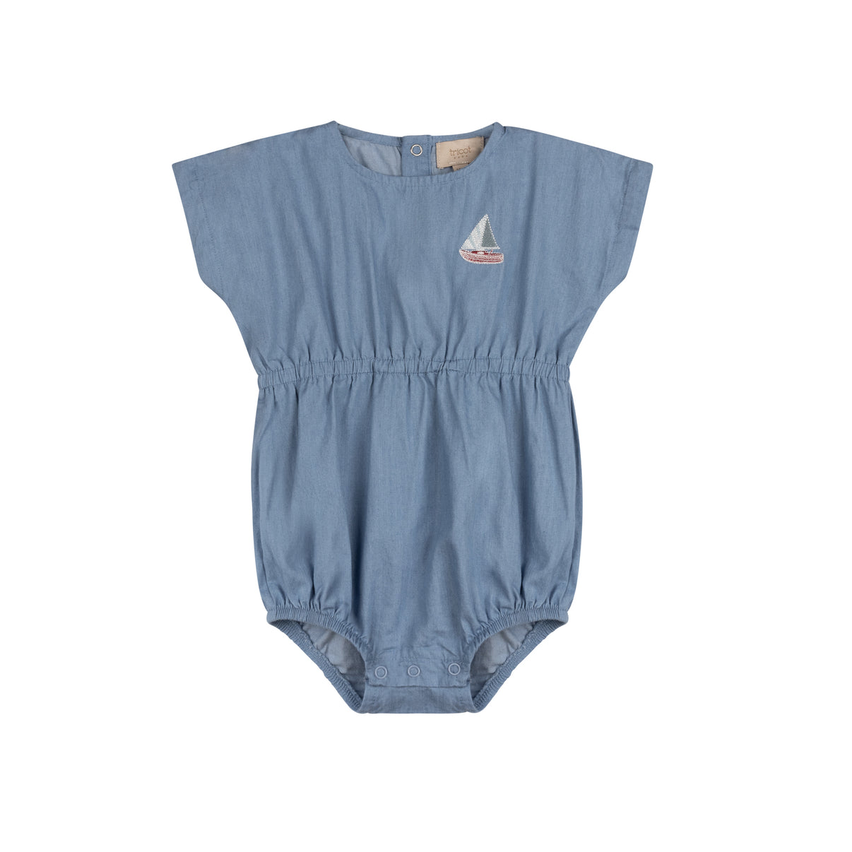 Tricot Boat Denim Romper