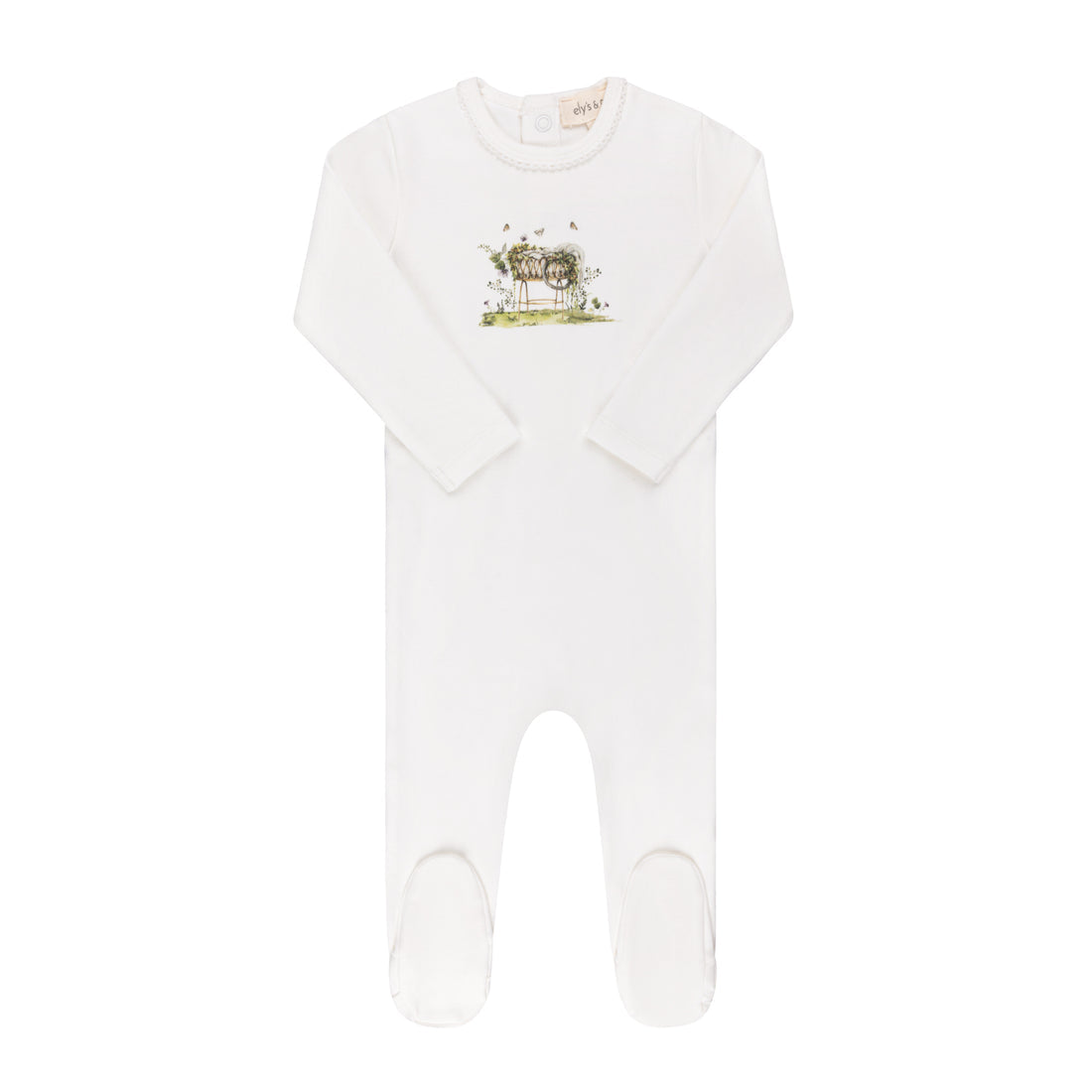 Ely's & Co Watercolor Cradle Footie