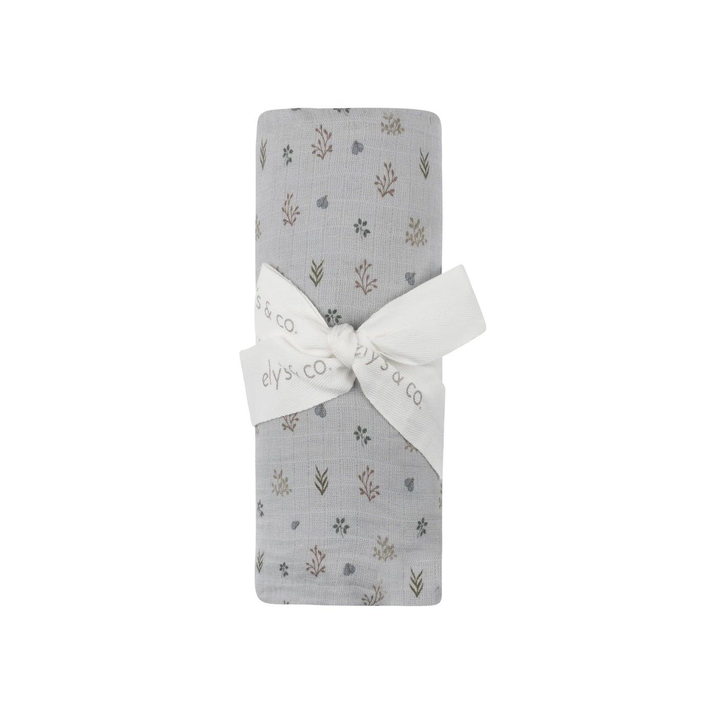 Ely's & Co Garden Floral Print Muslin Swaddle