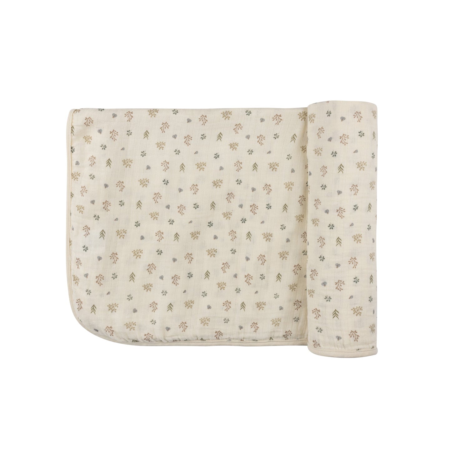 Ely's & Co Garden Floral Print Muslin Swaddle