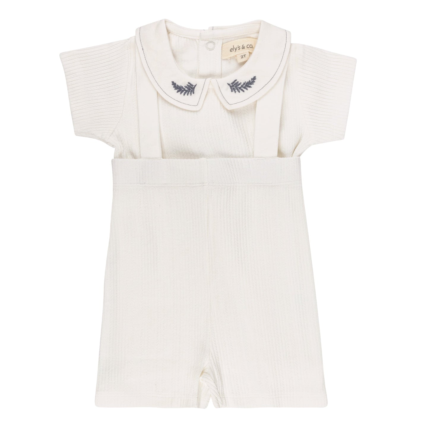Ely's & Co Organic Embroidered Collar Set