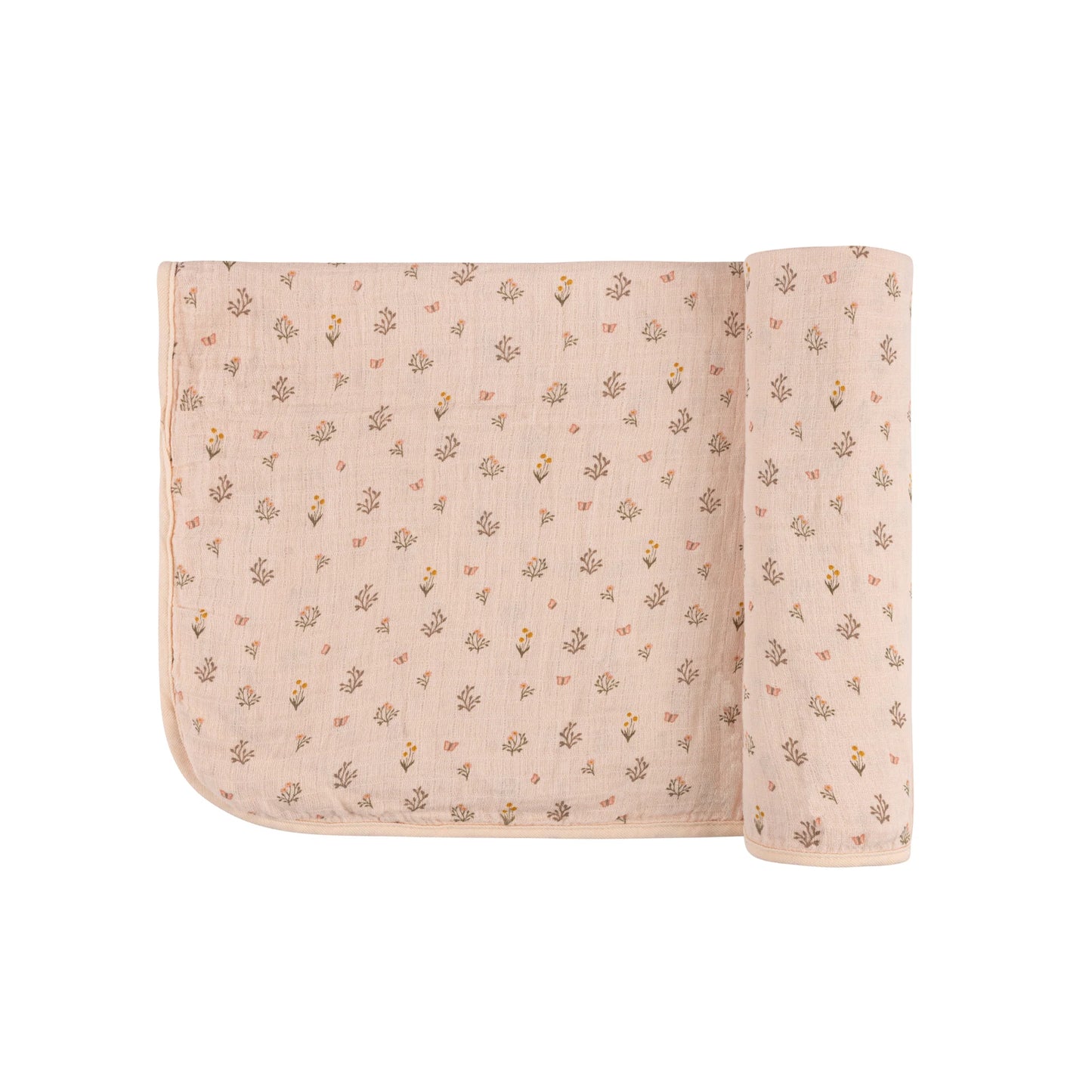 Ely's & Co Garden Floral Print Muslin Swaddle