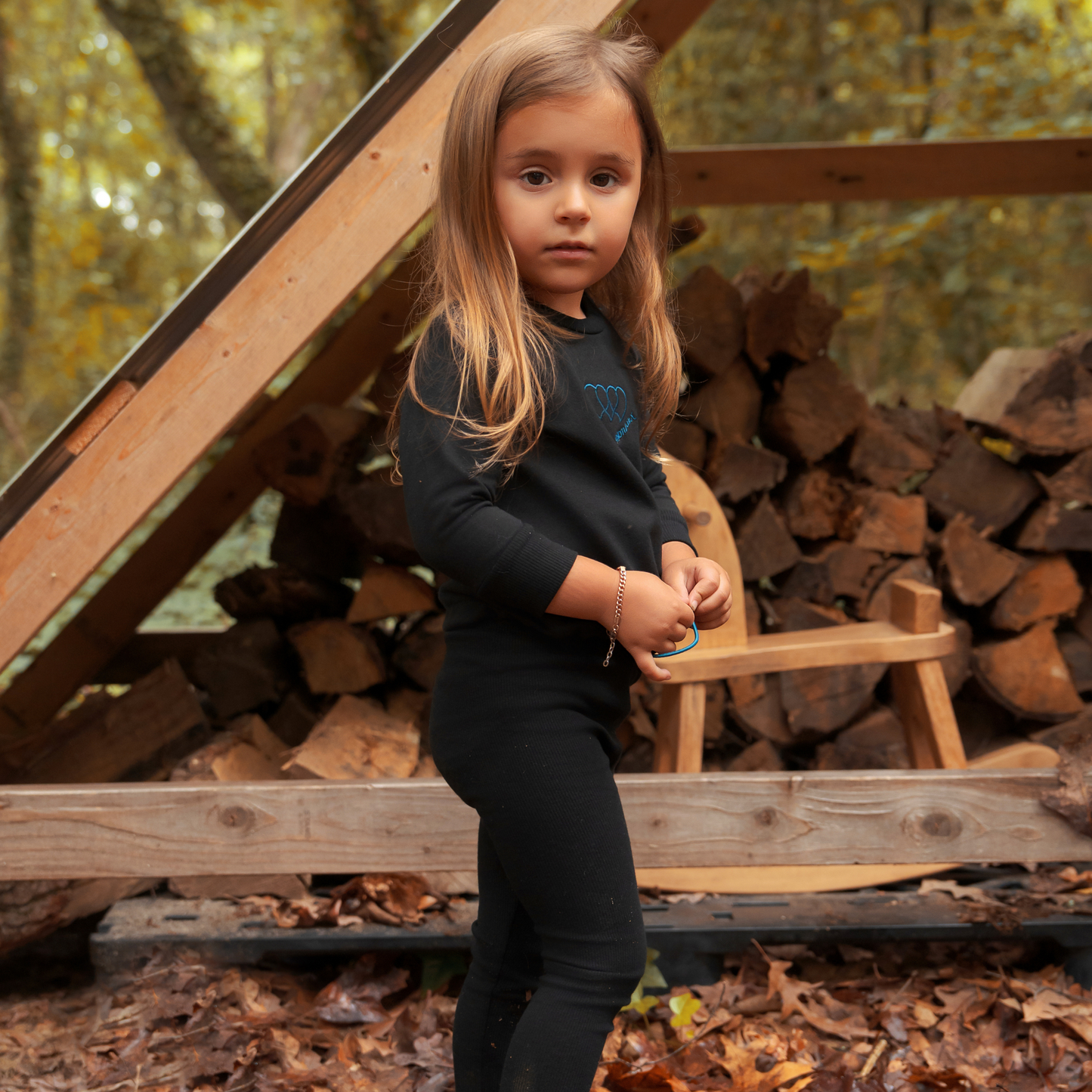 Bondoux Teal Detail Toddler 2 Piece Set