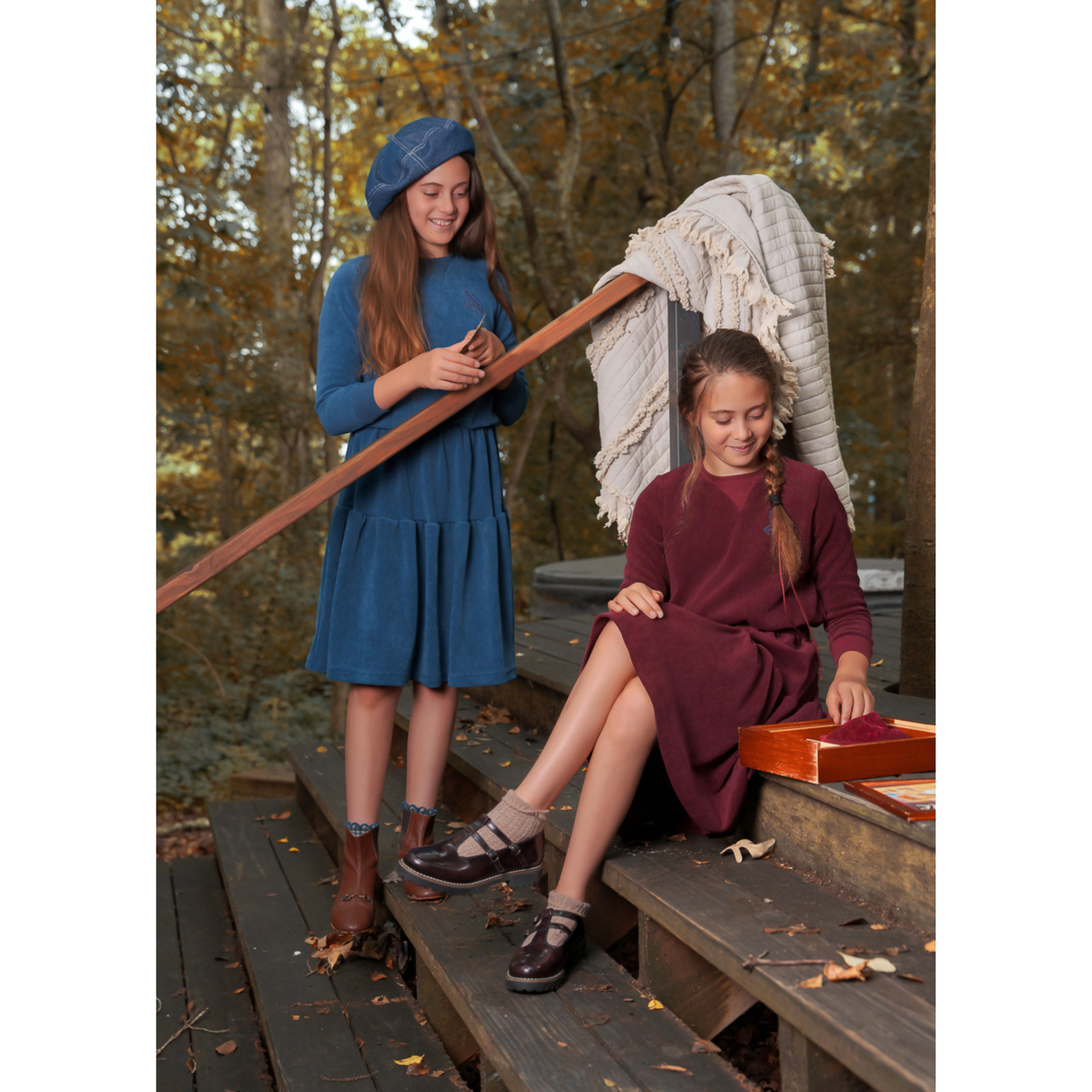 Bondoux Ribbed Corduroy Preteen Set