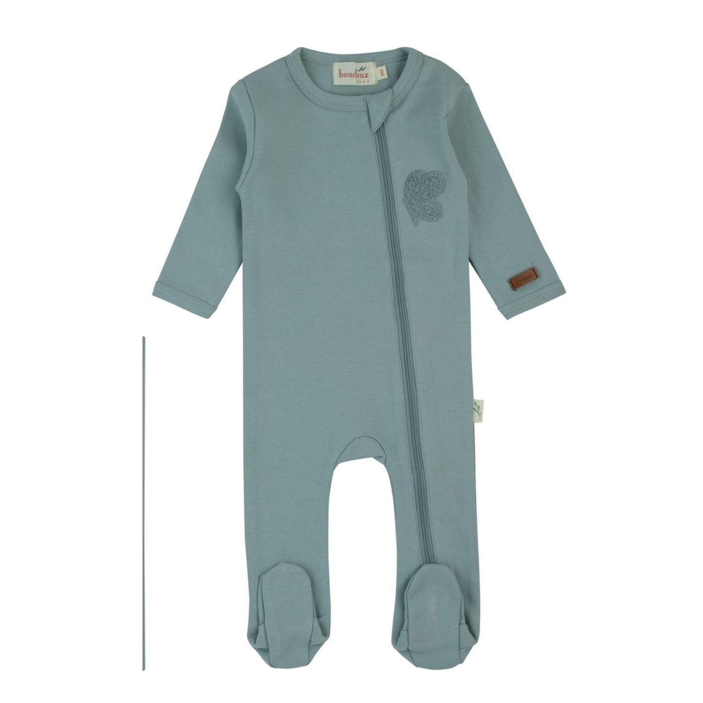 Bondoux Zipper Footie