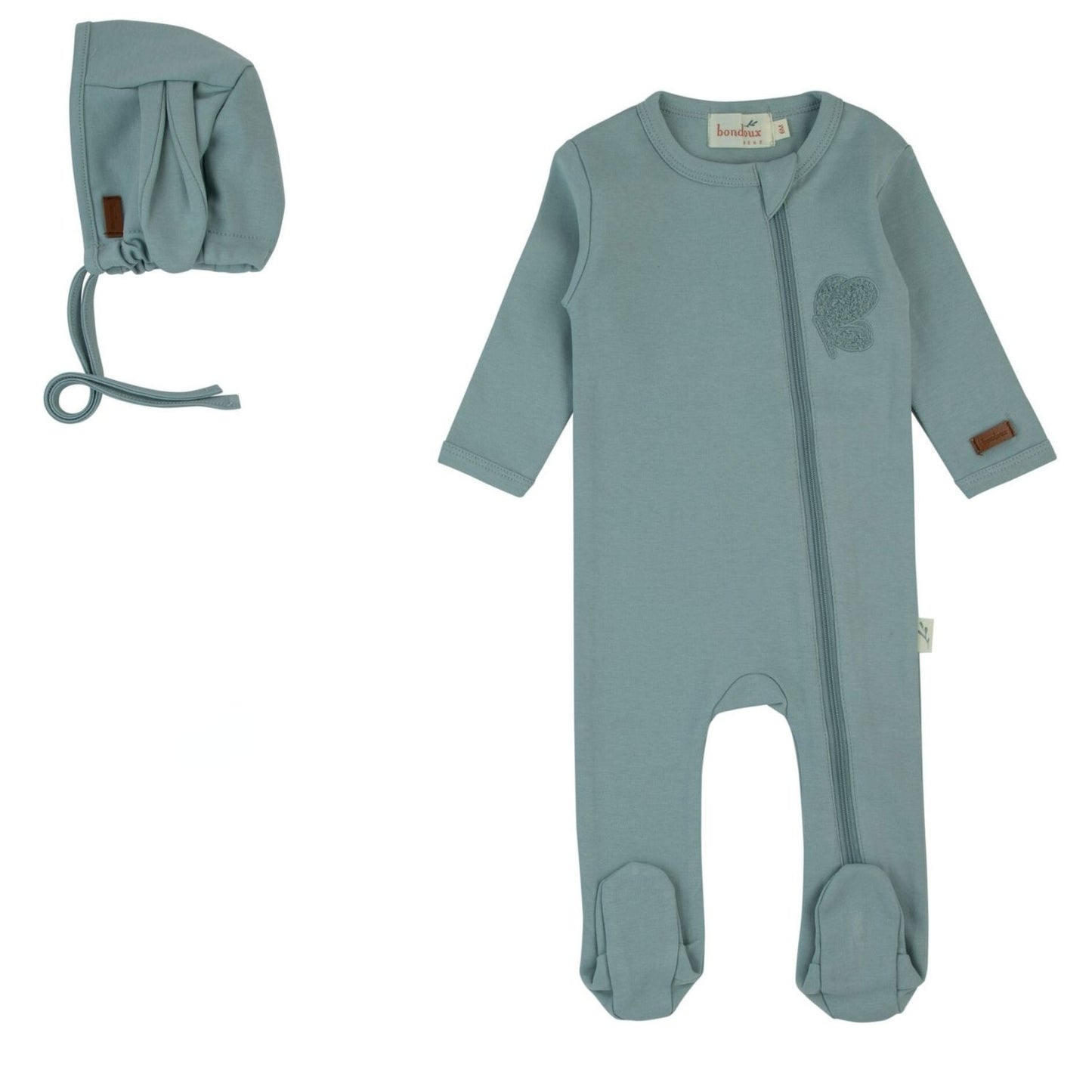 Bondoux Zipper Footie
