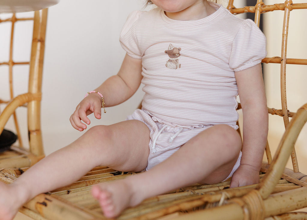 Ely's & Co Organic Bear 2Pc Set (girl)