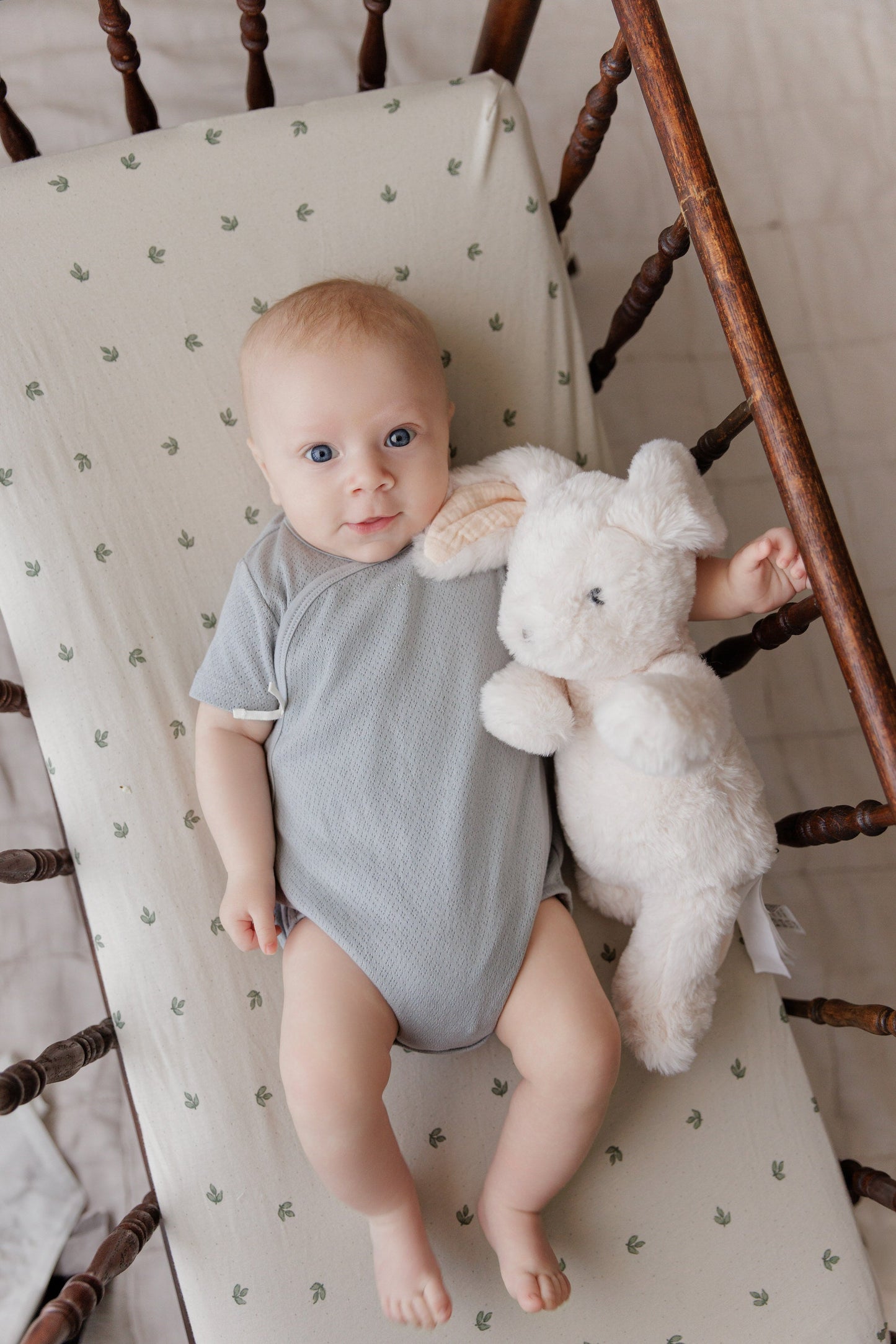 Ely's & Co Organic Amore Pointelle Romper (girl)