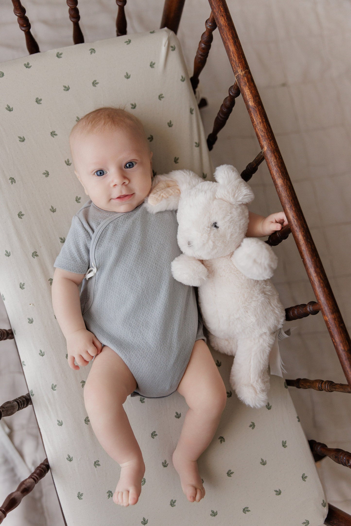 Ely's & Co Organic Amore Pointelle Romper (girl)