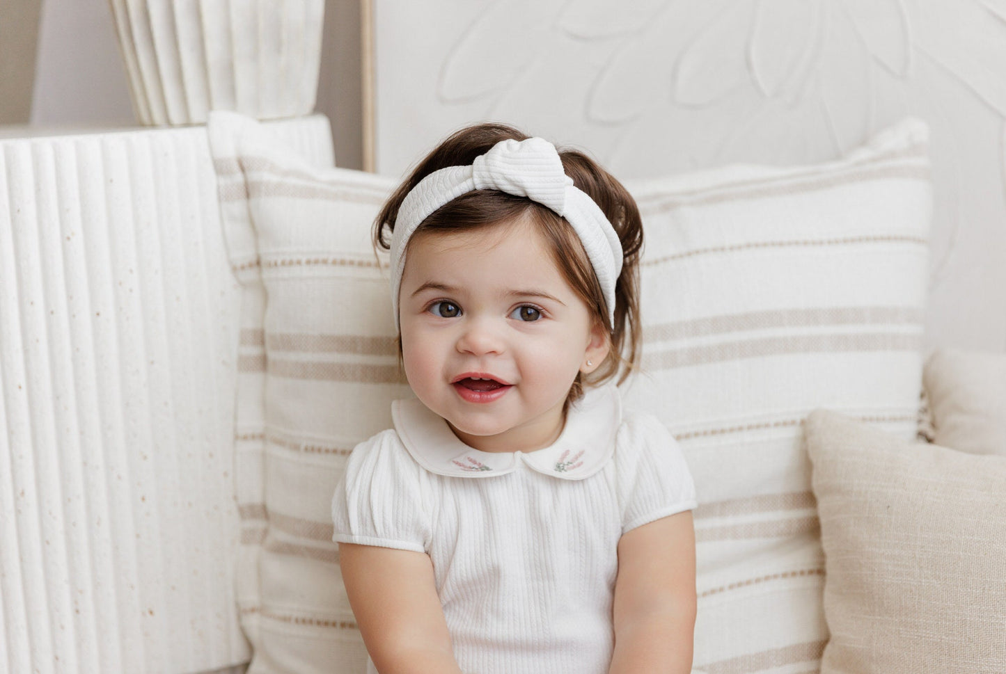 Ely's & Co Embroidered Collar Headband