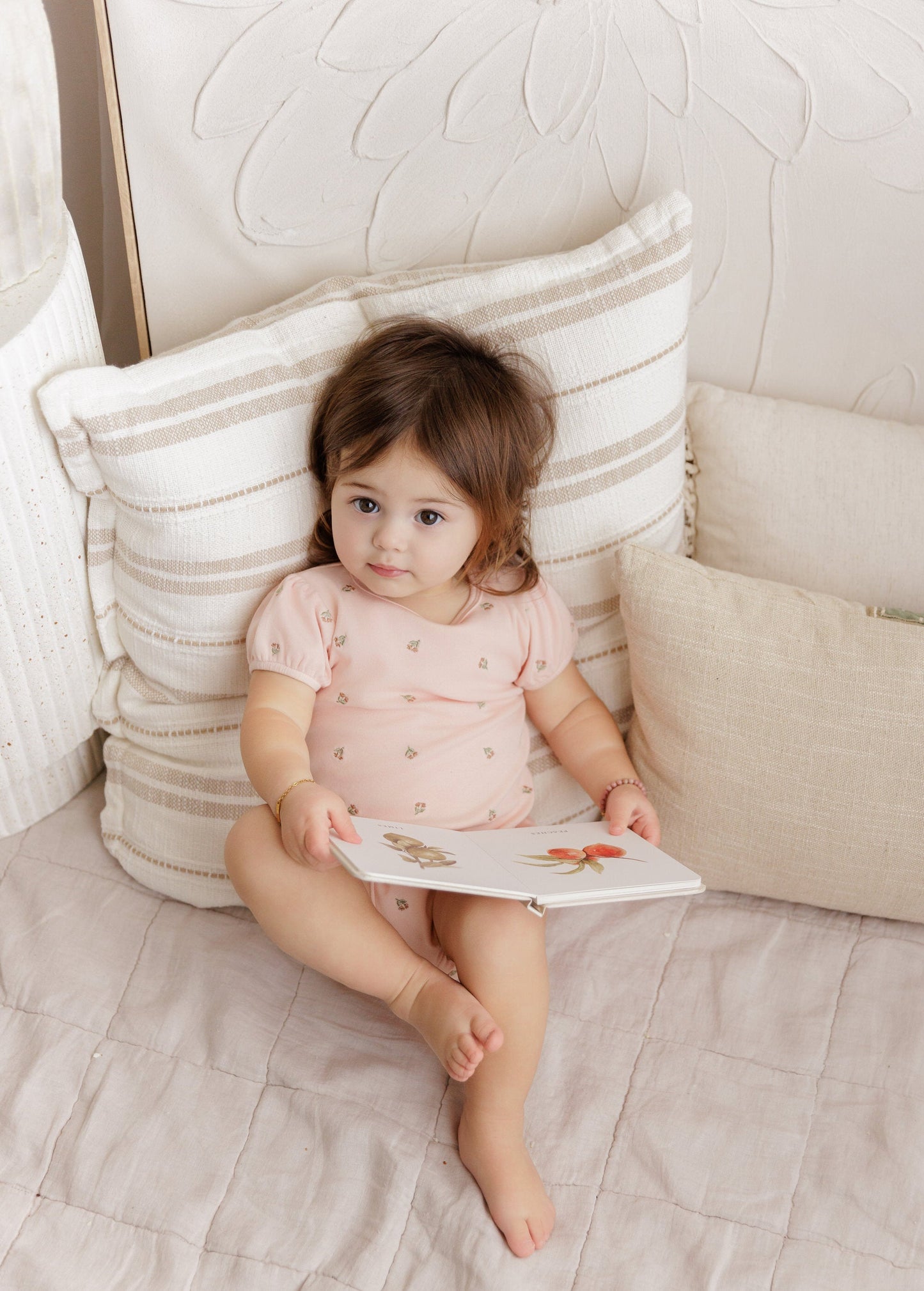 Ely's & Co Embroidered Romper (girl)