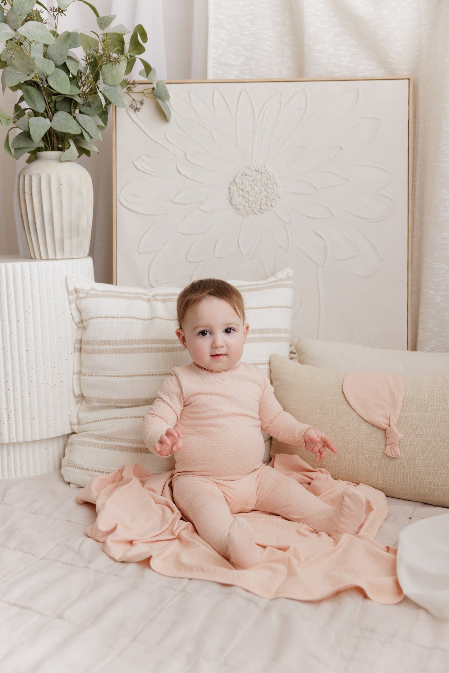 Ely's & Co Pointelle Heart 3pc Set (girl)