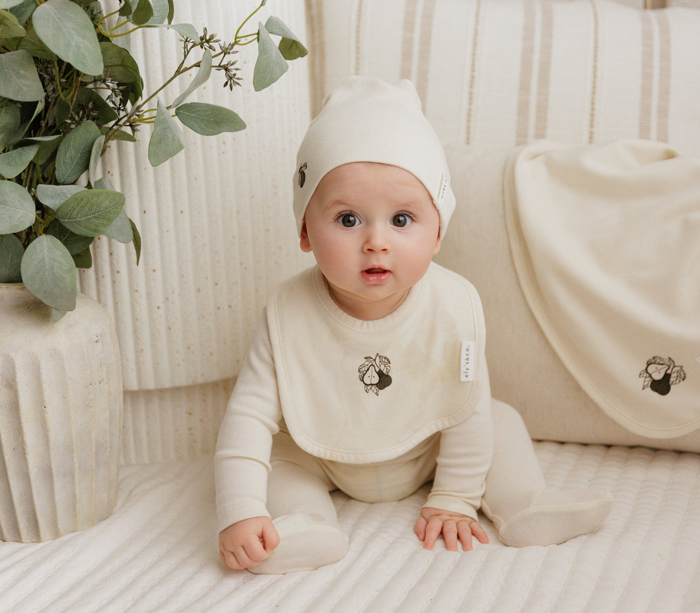 Ely's & Co Fruit Footie & Beanie