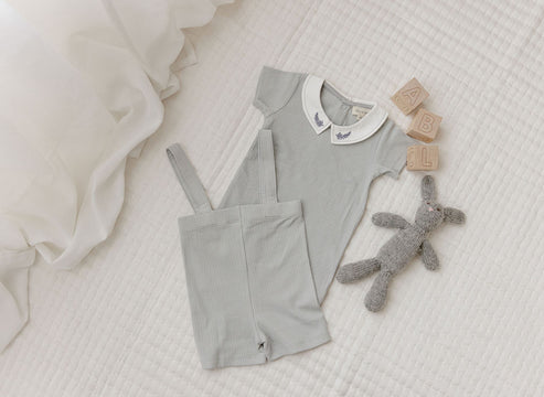 Ely's & Co Organic Embroidered Collar Set
