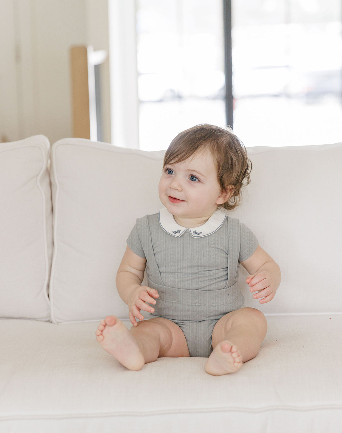 Ely's & Co Organic Embroidered Collar Set