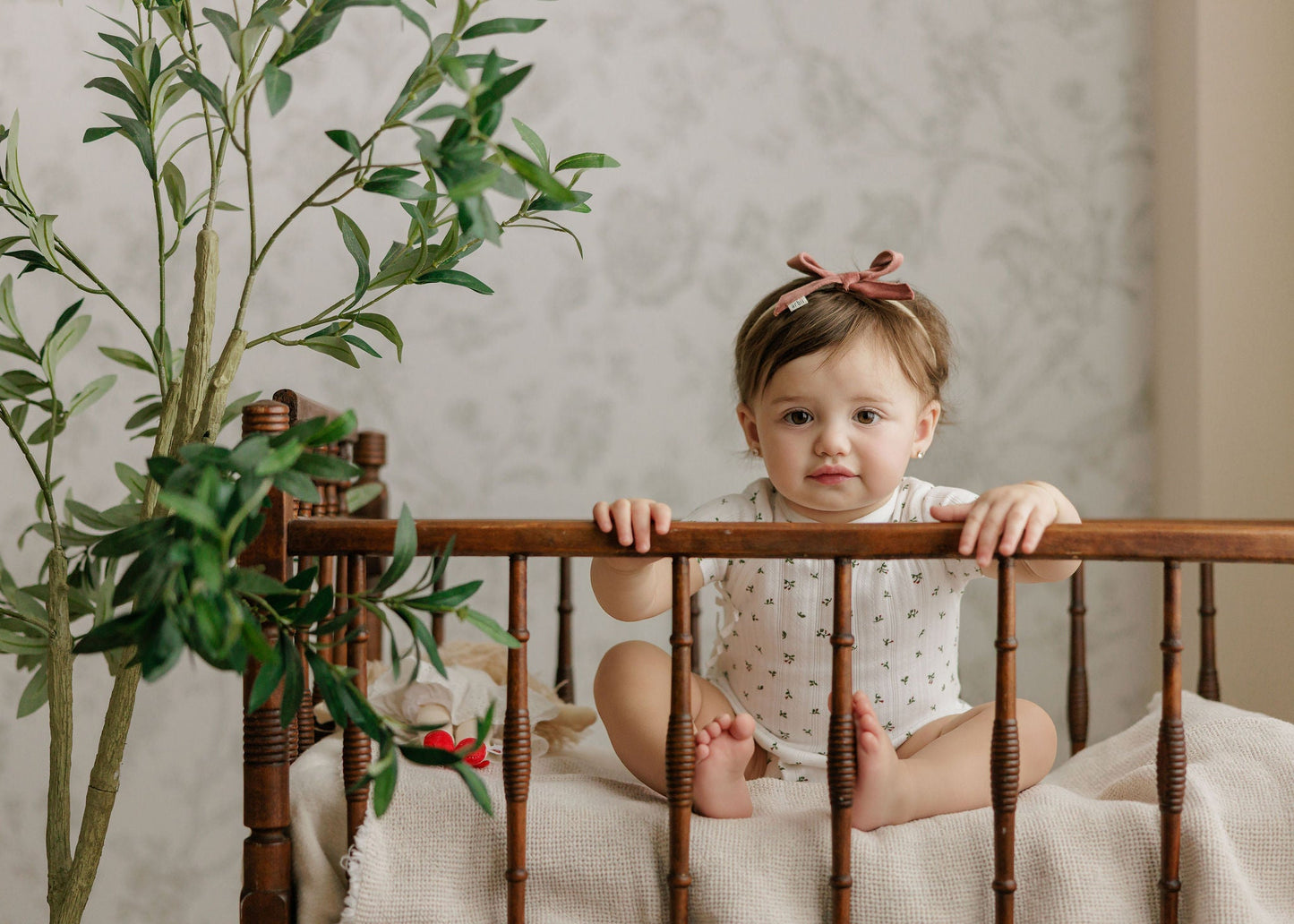 Ely's & Co Floral Pointelle 3pc Set (girl)