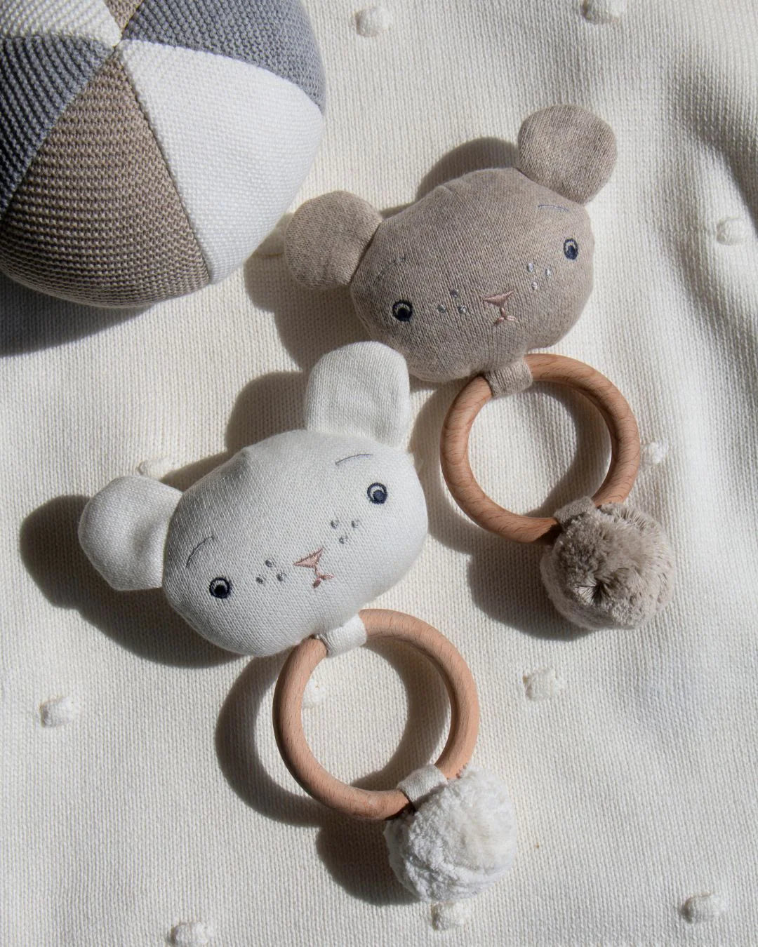 Effiki Organic Cotton Rattle/Teether
