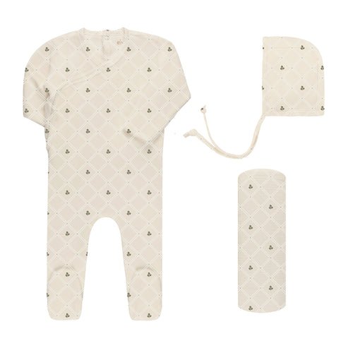 Ely's & Co Floral Grid Standard 3pc Set