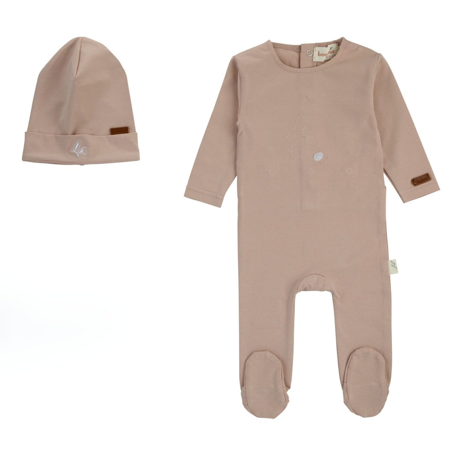 Bondoux Bunny Stretchie & Hat (girl)