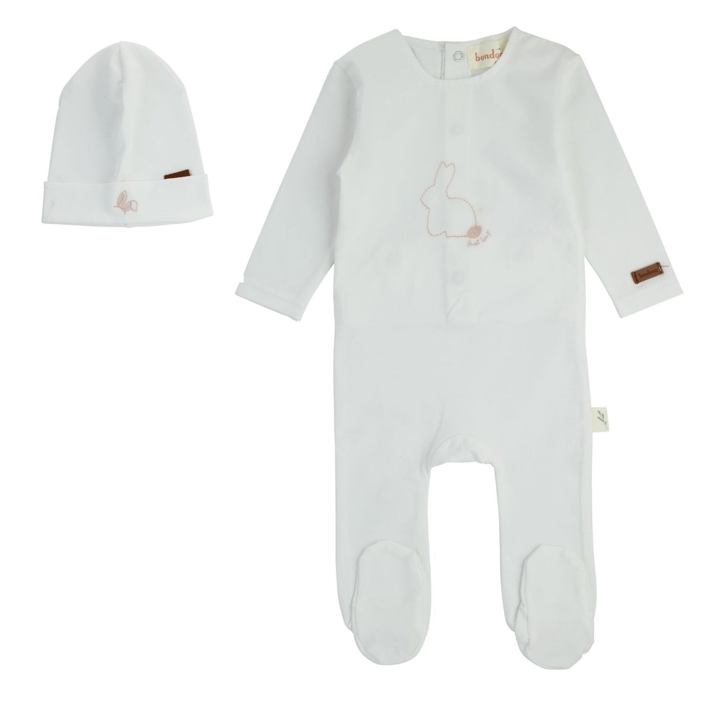 Bondoux Bunny Stretchie & Hat (girl)