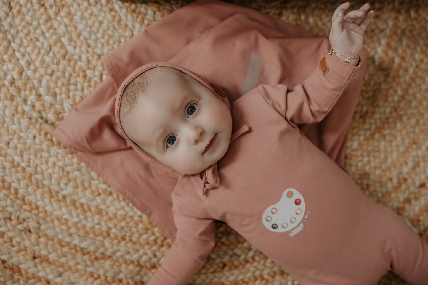 Bondoux Pallette Stretchie & Hat (girl)