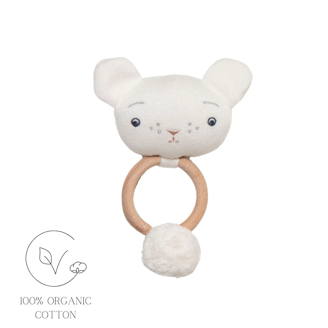 Effiki Organic Cotton Rattle/Teether