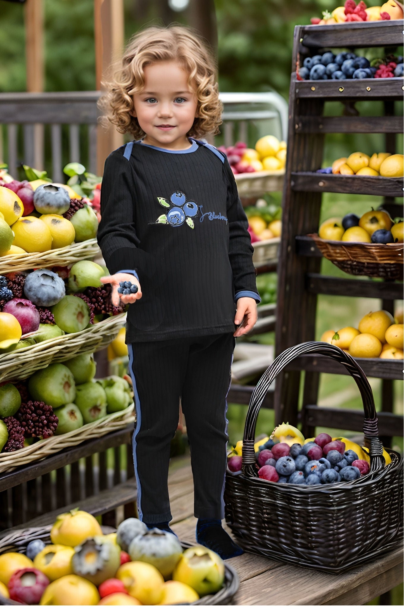 Buckingham Black Fruit Set