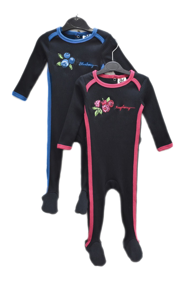 Buckingham Black Fruit Footie (girl)