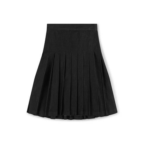 Kai & Kelly Denim Pleated Skirt