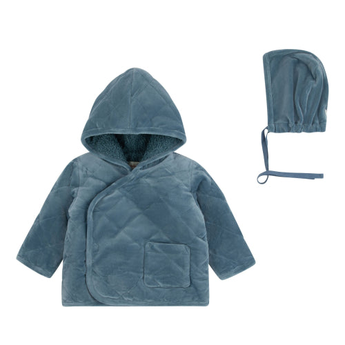 Bondoux Quilted Sweater w/ Bonnet