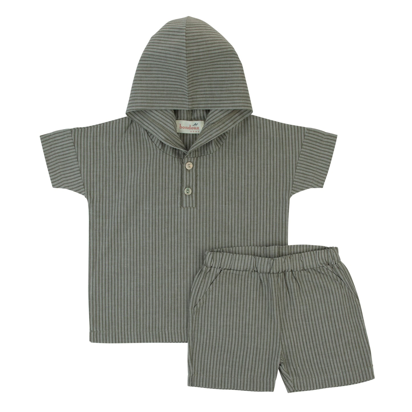Bondoux Pin-Striped Toddler 2pc Set