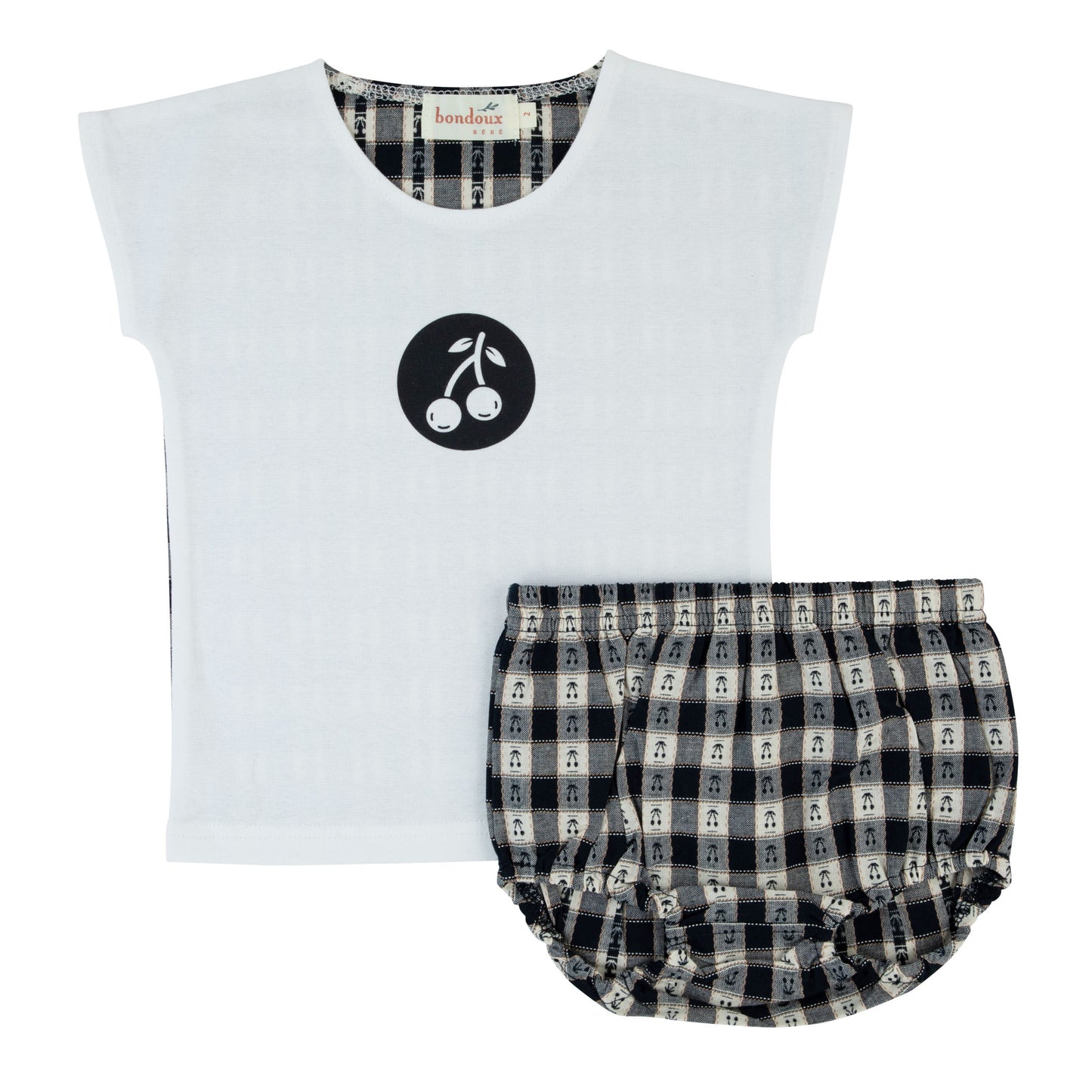Bondoux Cherry Toddler 2pc Set