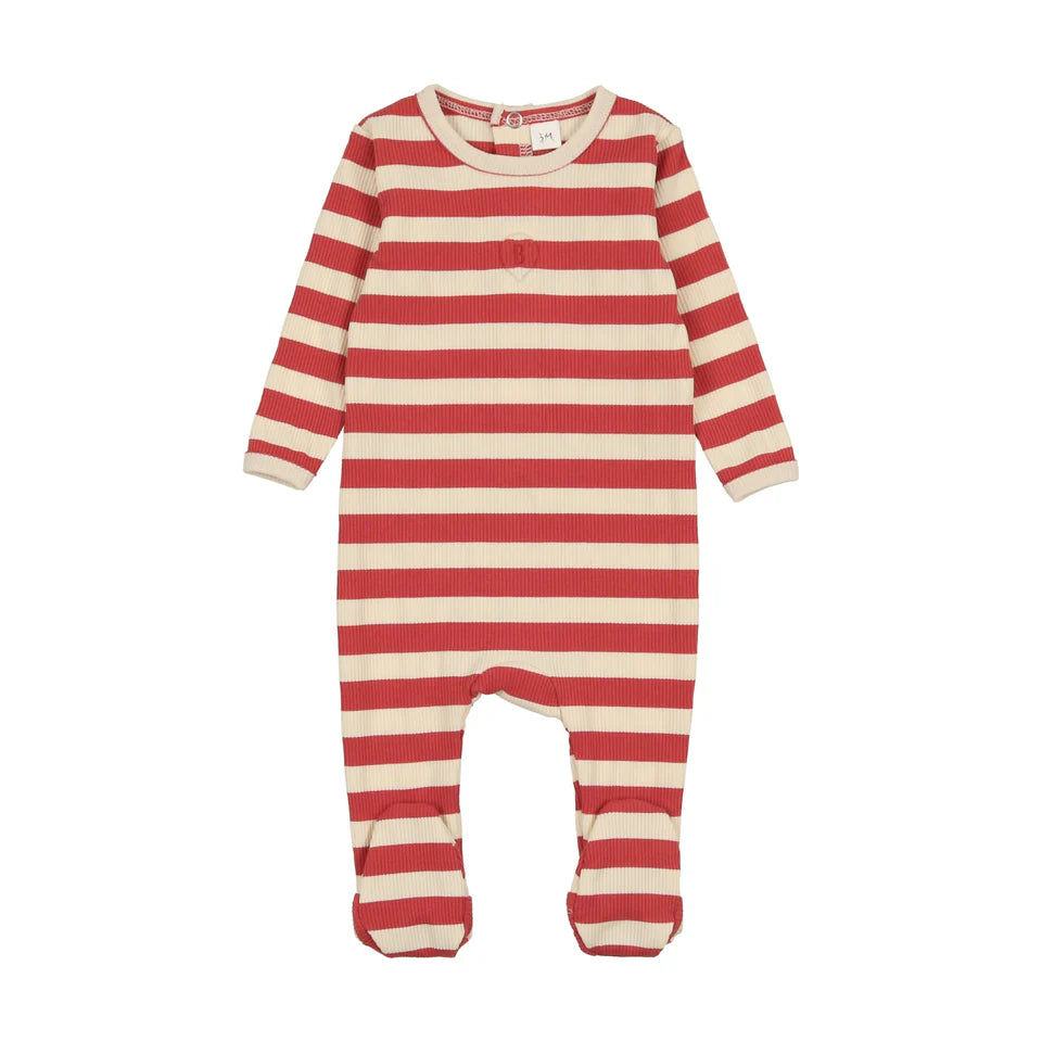 Bonjoy Stripe Footie (girl)
