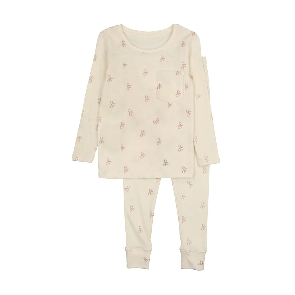 Bonjoy Graphic Print PJ's Set (girl)