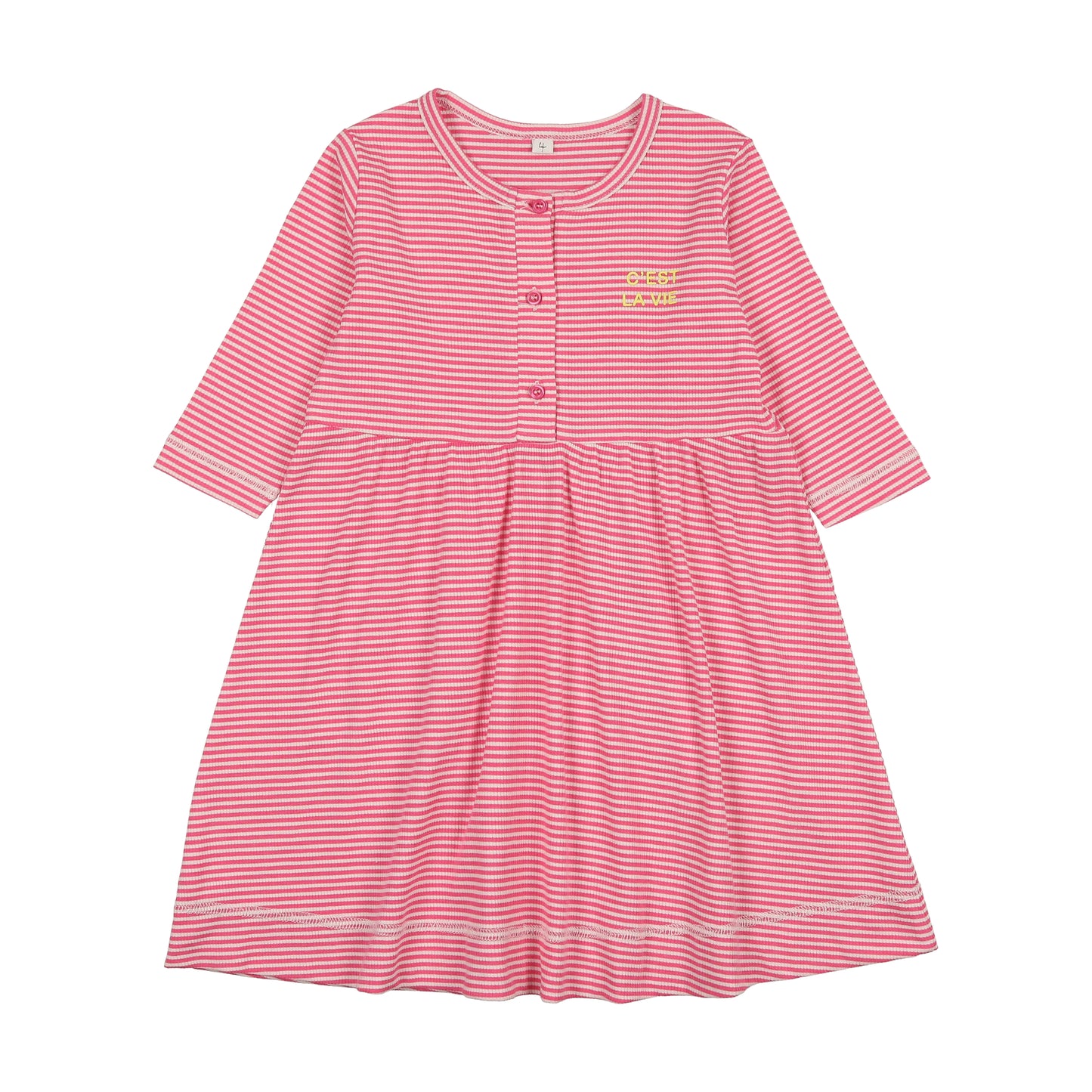Bonjoy C'est La Vie 3/4 Sleeve Dress