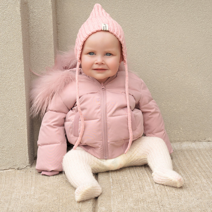 Bondoux Textured 'B' Jacket (Girl)