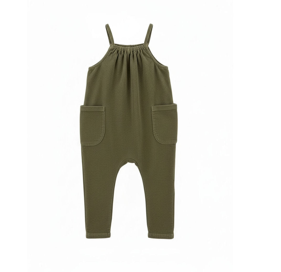 Buckingham Cord Strap Dungaree