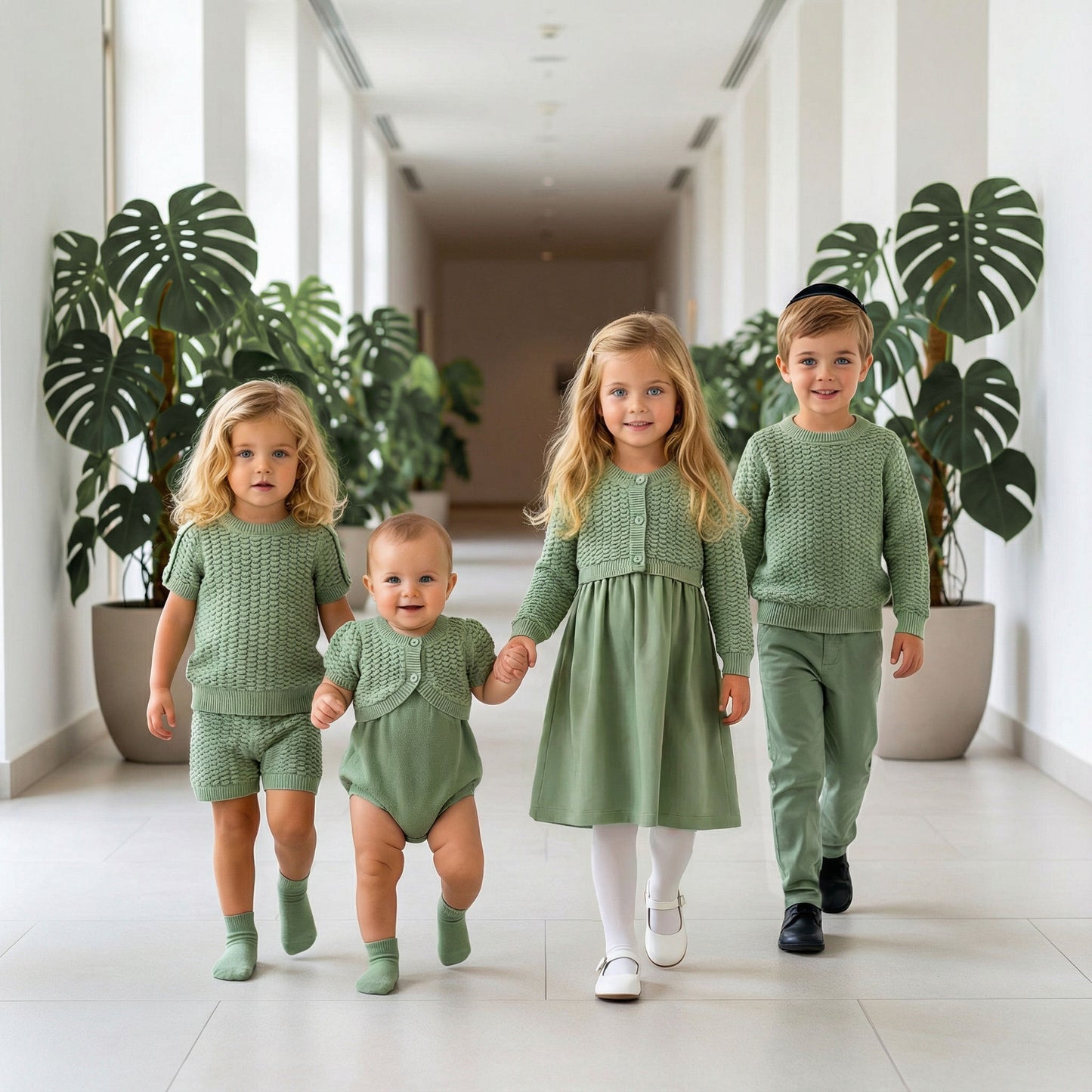 Buckingham Green Mint Bubble & Bolero