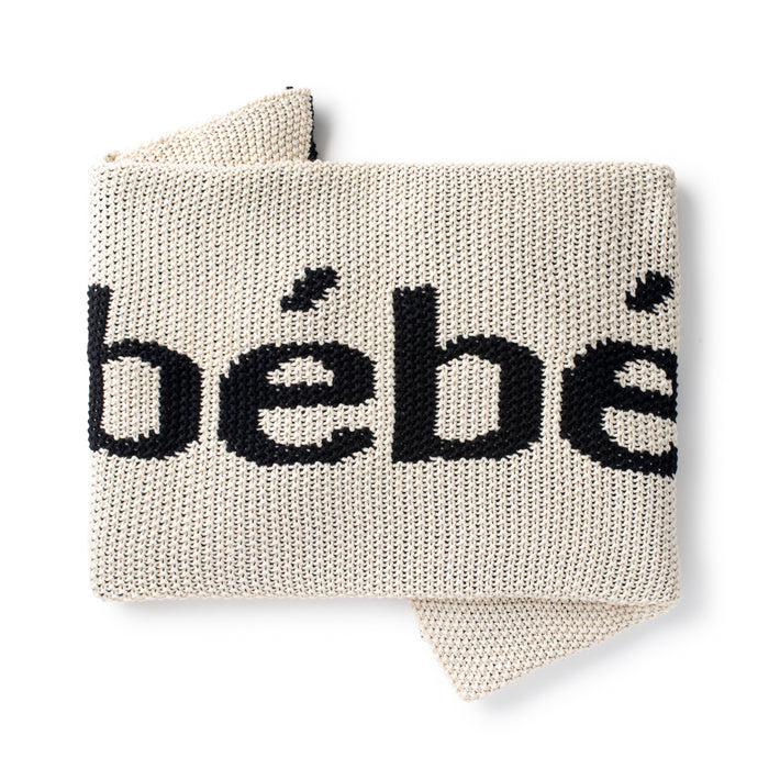 Domani Home Bebe Blanket Black